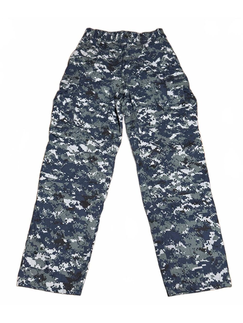 US Navy NWU Type I Blueberry Digital Camo Cargo Pants 28X31 Short USGI Military